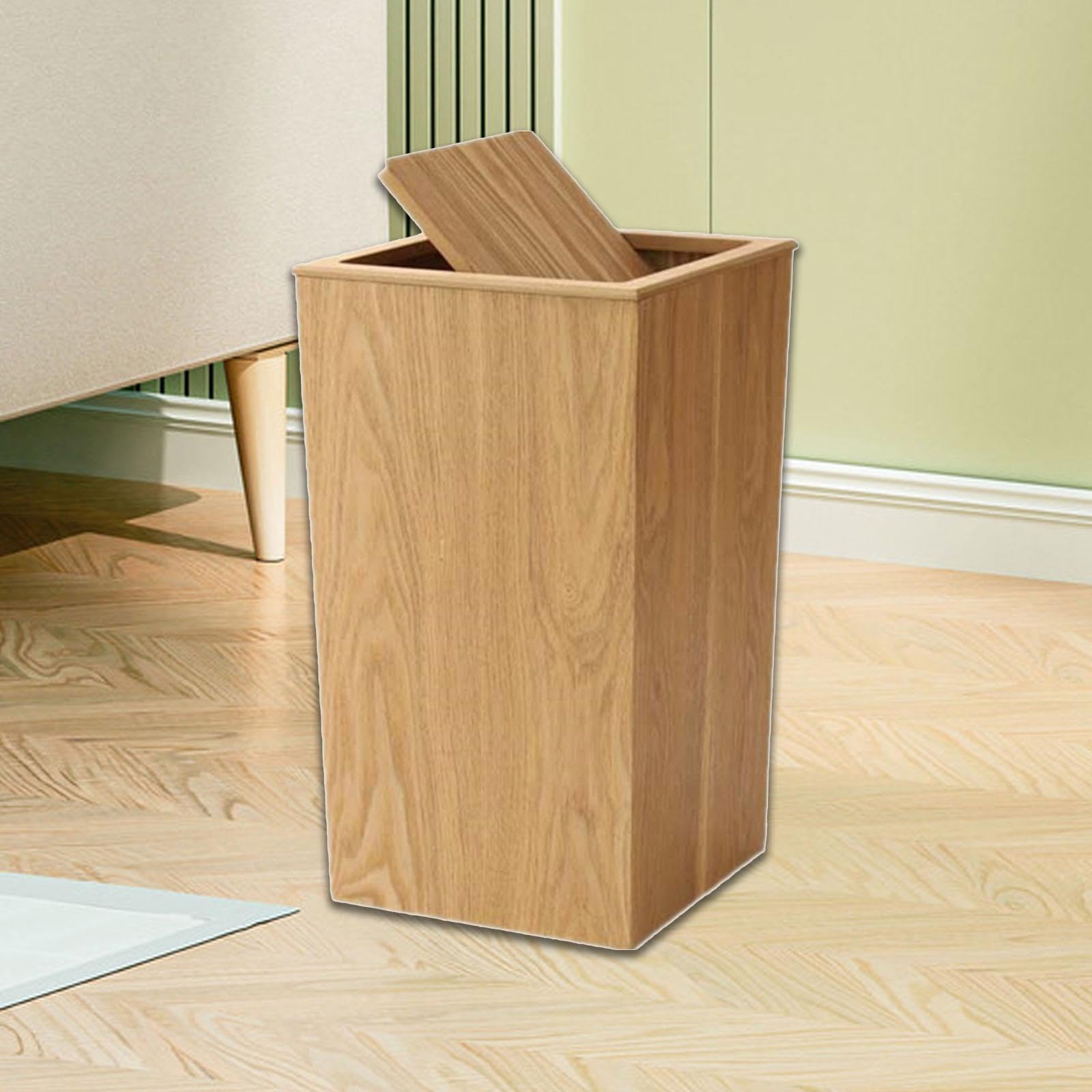 Amazon | ナチュラルウッド製 20L ゴミ箱 収納ボックス シンプル