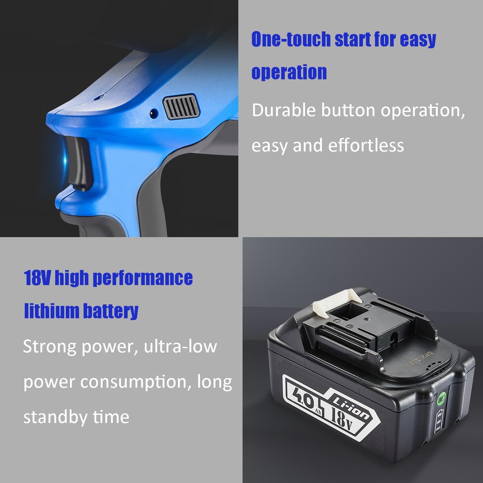 Cortador De Cables Recargable, Herramienta HidráUlica De Corte De Cables, Tijeras EléCtricas Para Cables De Aluminio Y Cobre Blindados De 65 Mm A 135 Mm, Con Pantalla Led Y 2 BateríAs(EZ105C)