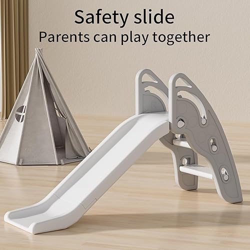 Miniatura 9 de Juego de tobogán grande para niños pequeños con pendiente de deslizamiento extra larga, tobogán interior tobogán para niños, parque infantil,