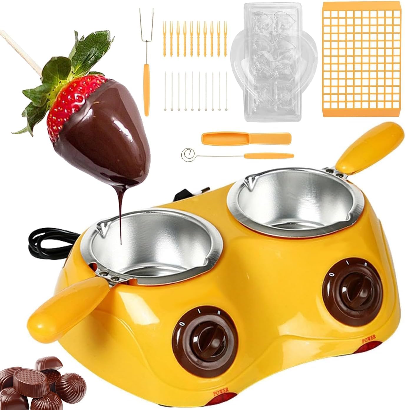 Máquina de chocolate caliente con moldes de bricolaje para regalar en San Valentín