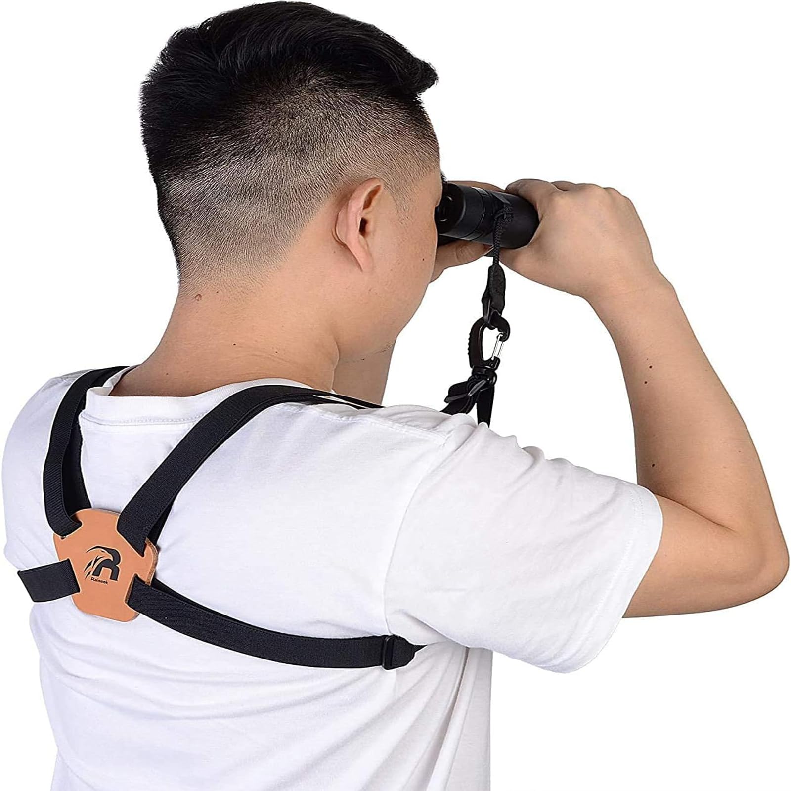 BOOSTEADY Correa de Arnés para Binoculares Ajustable Forma de X del Arnés de la Cámara Ofrece Comodidad Ergonómica Duradero Universal para Exteriore