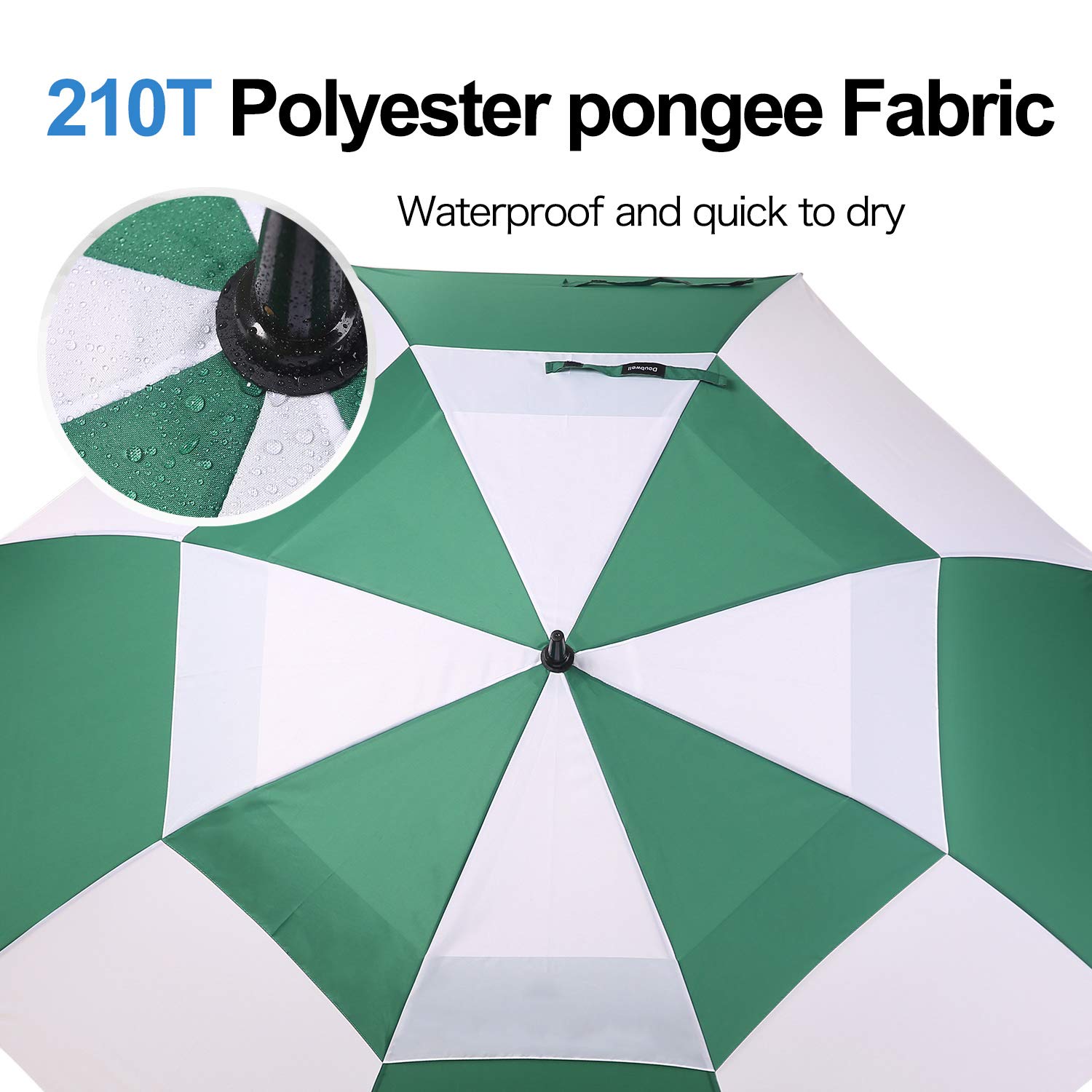 parasol golfowy duży oversize 172 cm otwór wentylacyjny podwójny baldachim wiatroszczelne automatyczne proste parasole przeciwdeszczowe dla mężczyzn i kobiet