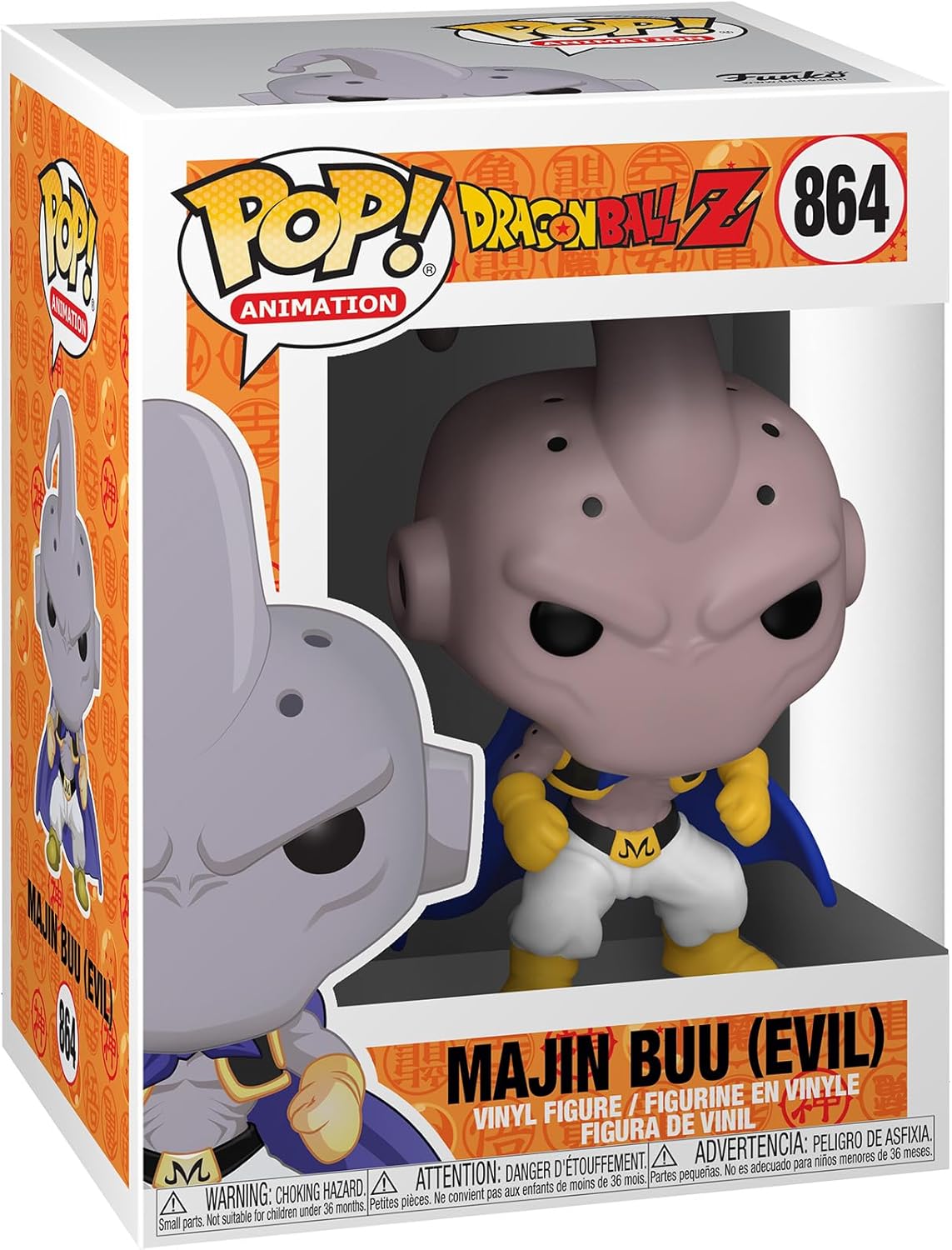 Funko Pop! Animation: Dragonball Z - Evil Buu, Multicolor, 3.75 inches (48610)