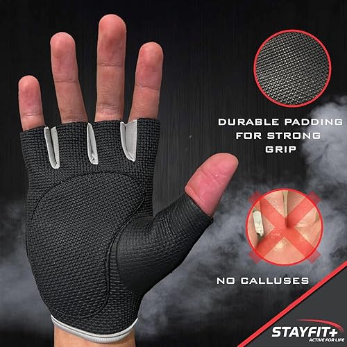 Miniatura 4 de Stayfit Fitness Workout Gloves for Women and Men. Training Gloves with Wrist Support for Fitness and Exercise, Weight Lifting, Gym, and Training.