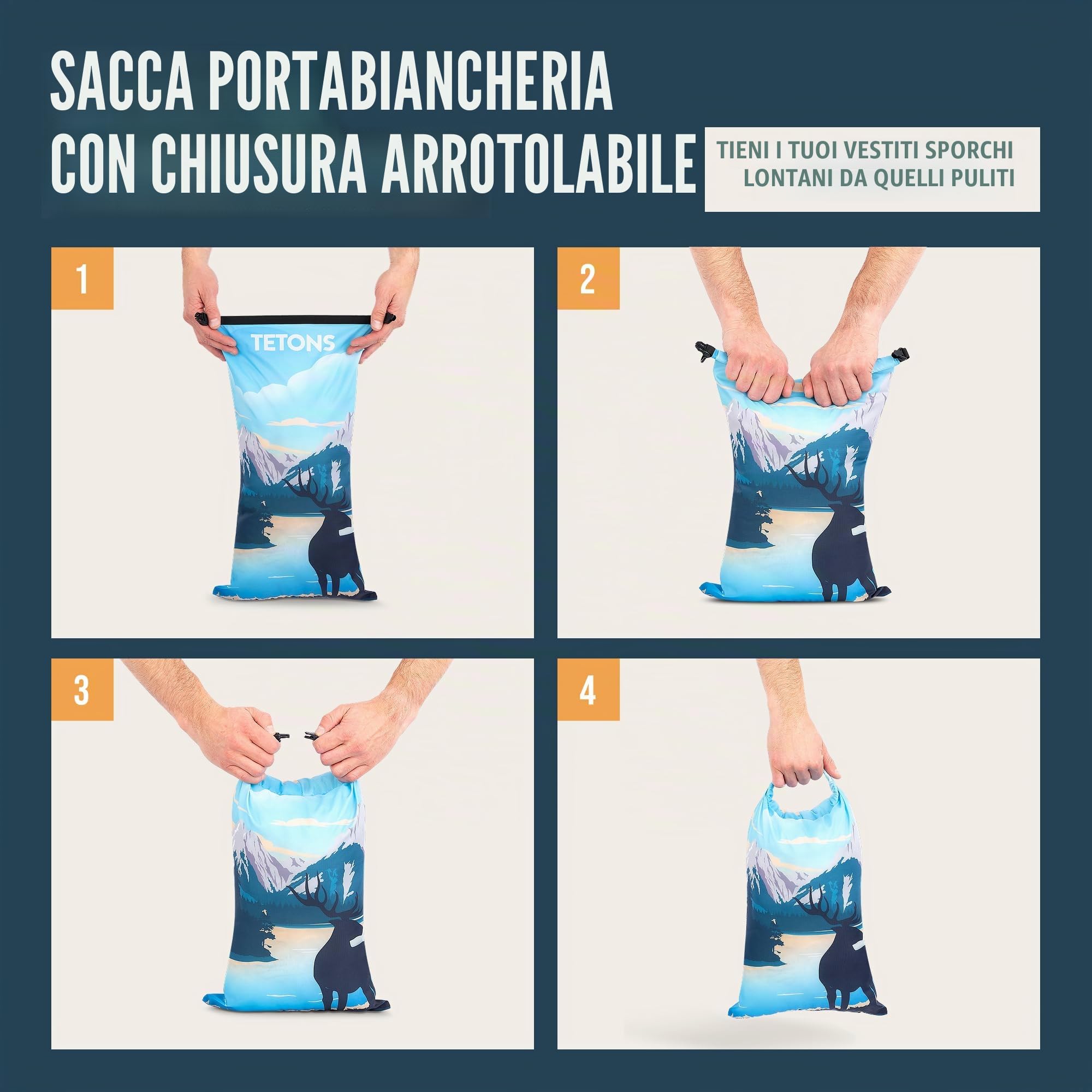TRIPPED Travel Gear Set di cubi da viaggio a compressione, organizer per vestiti leggeri e resistenti, per bagagli e valigie