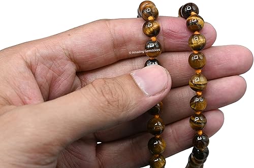 Miniatura 4 de Amazing Gemstone Japa Mala - Collar de 108 cuentas de oración y pulsera de muñeca Mala para meditación