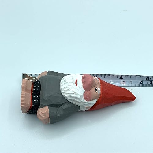 Vista 6 de YEEYAYA Escultura de madera para decoración del hogar, estatua de madera, figuras de madera, decoración de habitación, animales salvajes tallados a