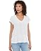 Liverpool Los Angeles Short Sleeve V-Neck Knit Top with Miter Detail - Main View