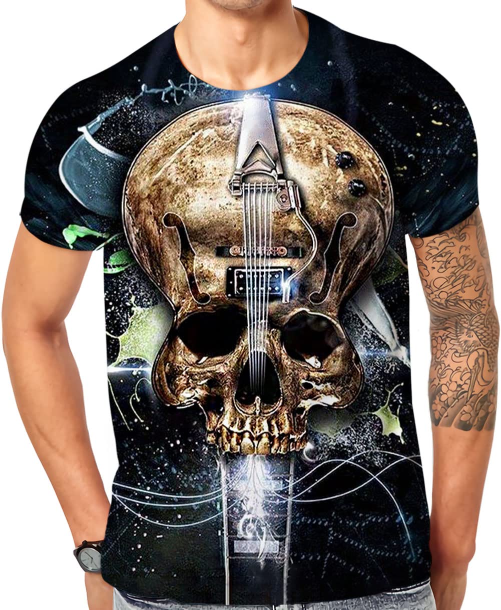 CndiyikePineapple Men's Graphic Tees,Novelty Graphic T-Shirts