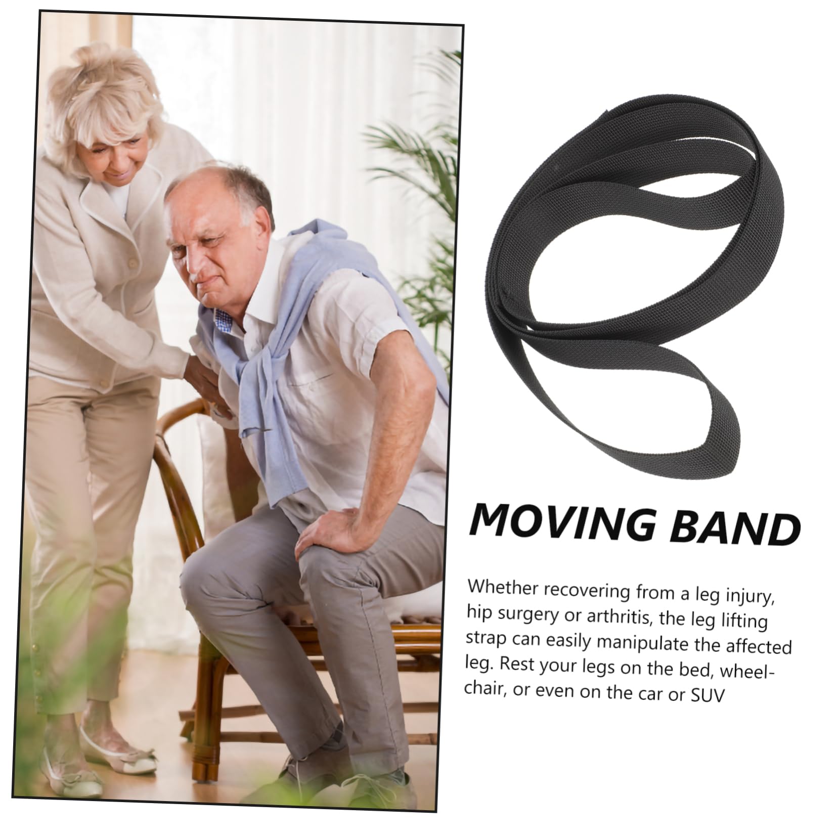 SOESFOUFU Leg Lifter Strap Set Ankle Straps for Elderly Leg Lifting Belt Hip Surgery Mobility