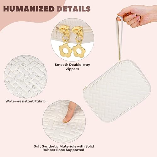 Miniatura 3 de Organizador de artículos electrónicos, estuche de viaje, organizador de cables de viaje, bolsa organizadora de cables compacta para cargador,