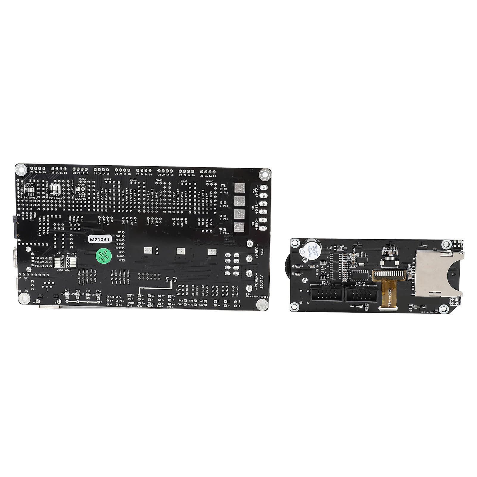 Denash 3D Actualice -Printer -Tax Board Kit para MKS V2 32 Bits con una Pantalla LCD MINI12864 V3.0 Compatible con 2.0 para Impresoras, Entusiastas