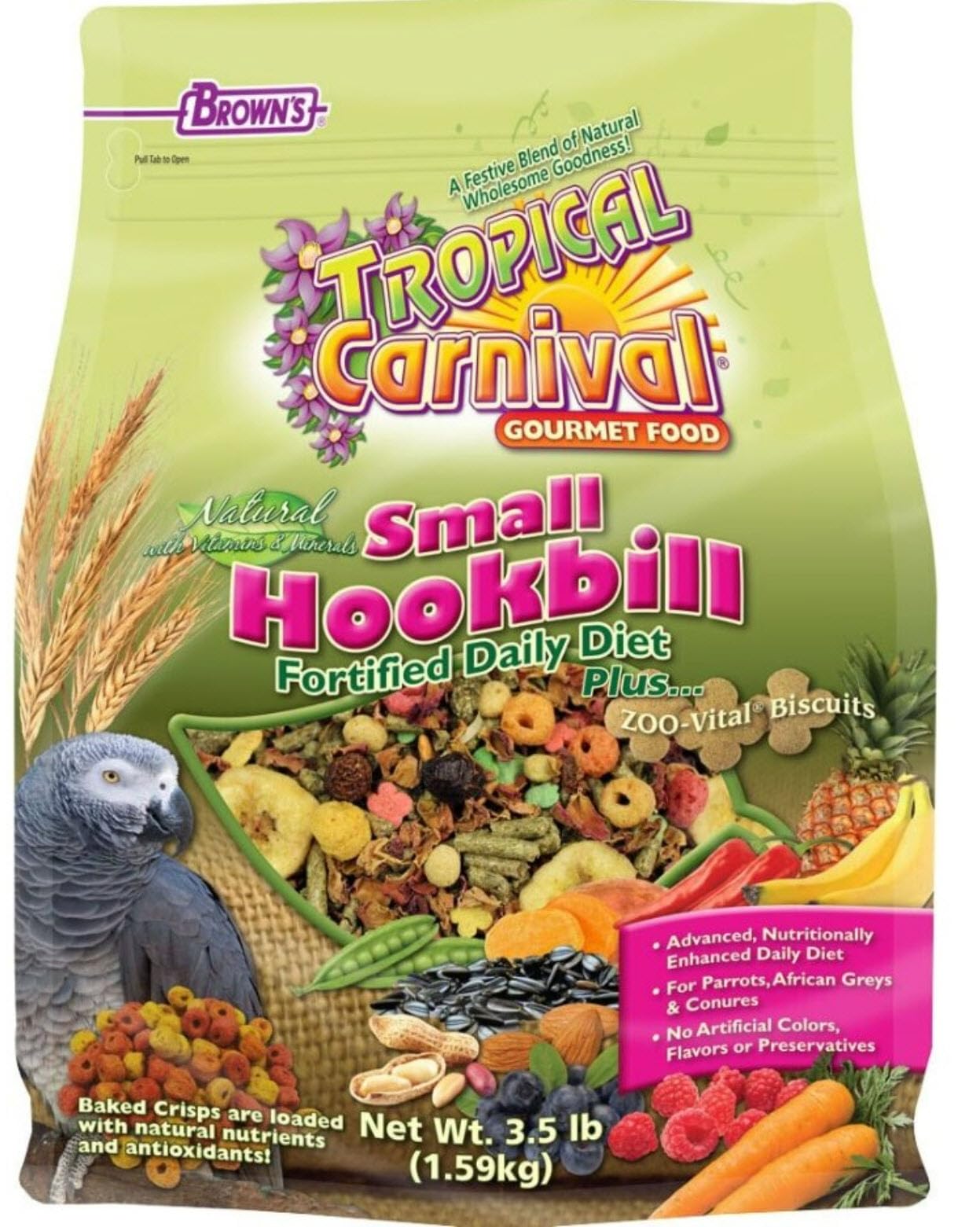 Tropical Carnival Small Hookbill Food