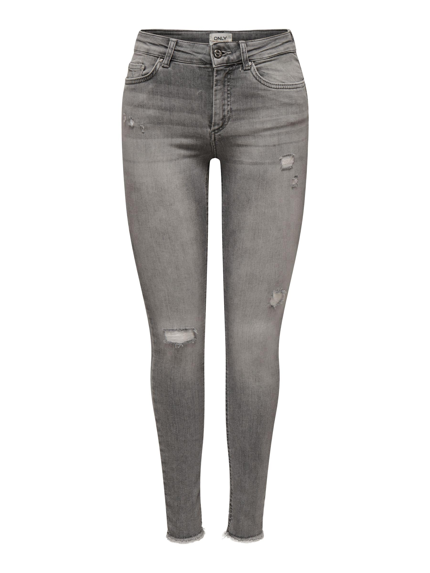 ONLY Female Skinny Jeans ONLBLUSH Mittlere Taille Skinny Fit Knöchellang Jeans