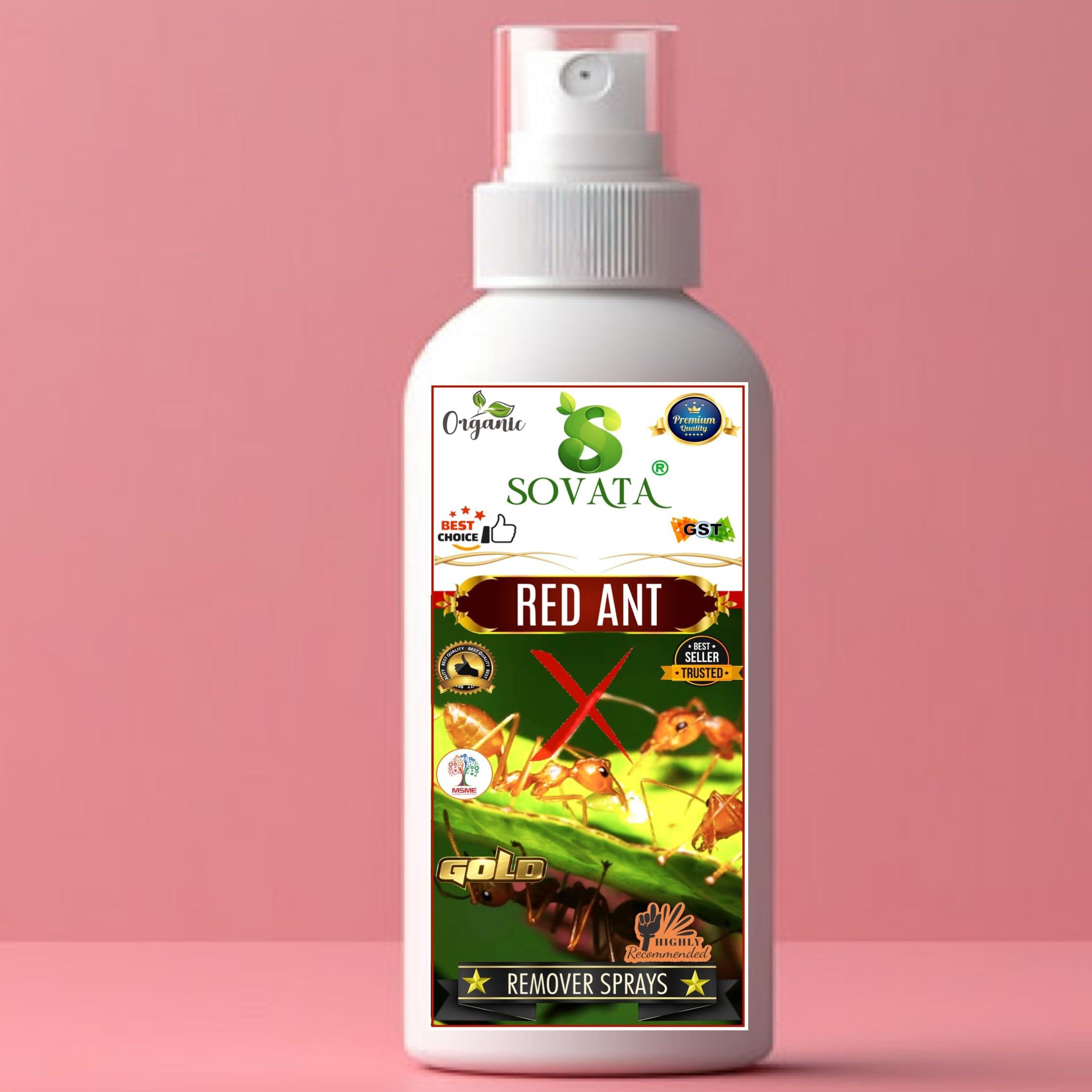 Sovata® Red Ant Remover Spray, Essential Organic Liquid Spray for Removing all Red Ants and Insects from Plants. (200 ml) (B0D6QNM465) Amazon Price History, Amazon Price Tracker