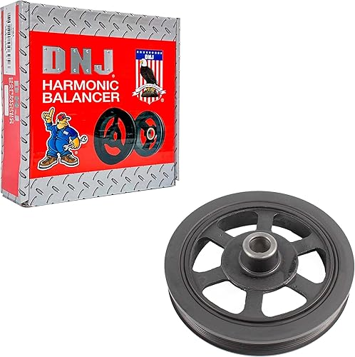 DNJ HBA1103 Nuevo equilibrador armónico para 1990-2007 Dodge, Chrysler, PlymouthCaravan, Grand Caravan, Grand Voyager, Town & Country, New Yorker