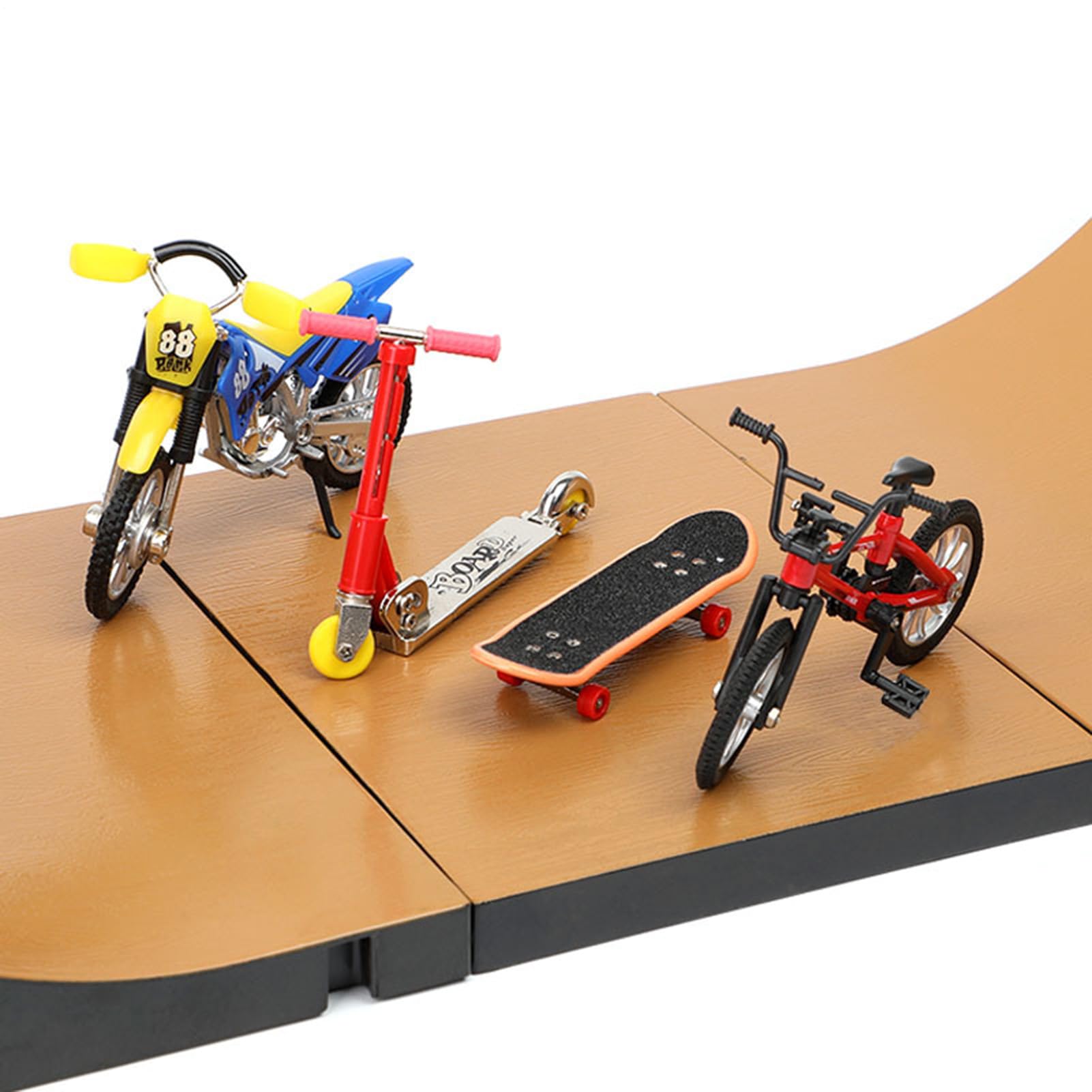 Ensemble Mini Skateboard de : avec Rampe de Clavier, Mini Scooter