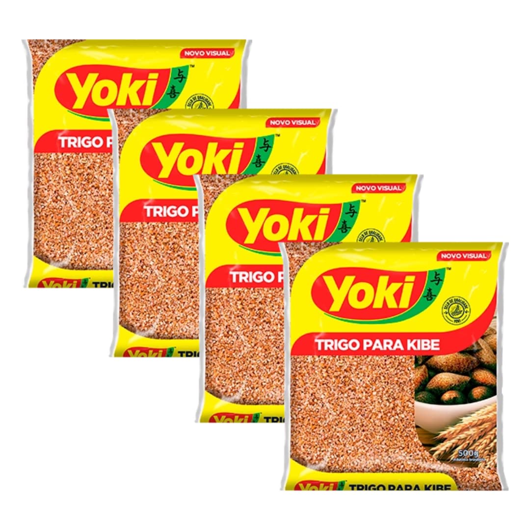 Yoki - Bulgur Wheat - 17.64 Oz (PACK OF 04) | Trigo para Kibe - 500g