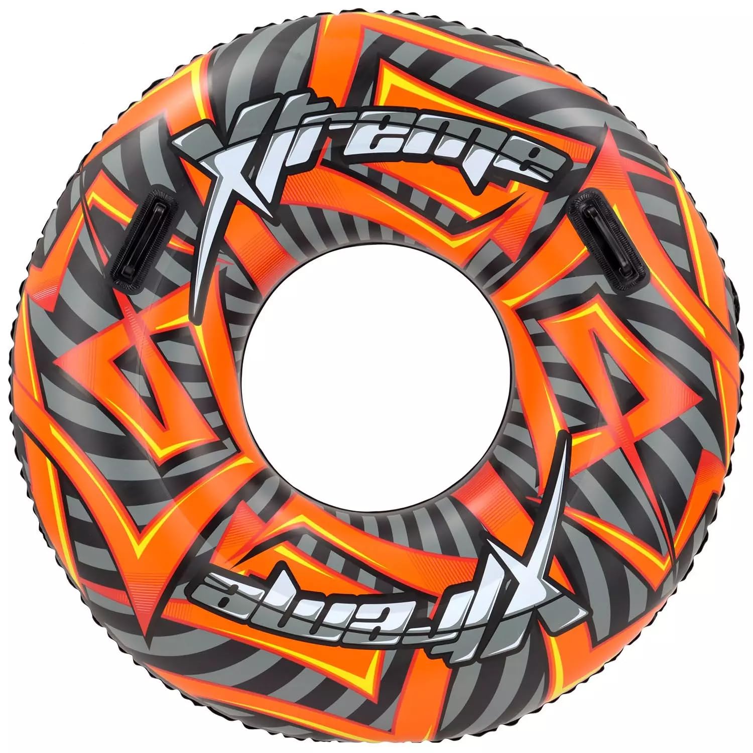 Inflatable Pool Ring Pool Float Turbo Extreme Swim Ring Summer Swimming Raft Pool Accessories Lounger 47" Orange