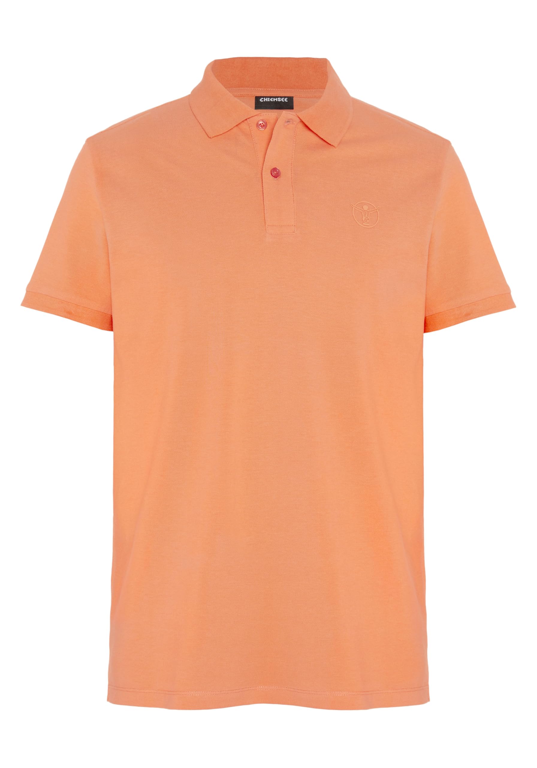 CHIEMSEE Poloshirt Jumper-Logo Größe M in Orange 16-1442 Melon