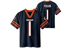 Justin Fields Chicago Bears Navy Team Color Home Player Youth Jersey