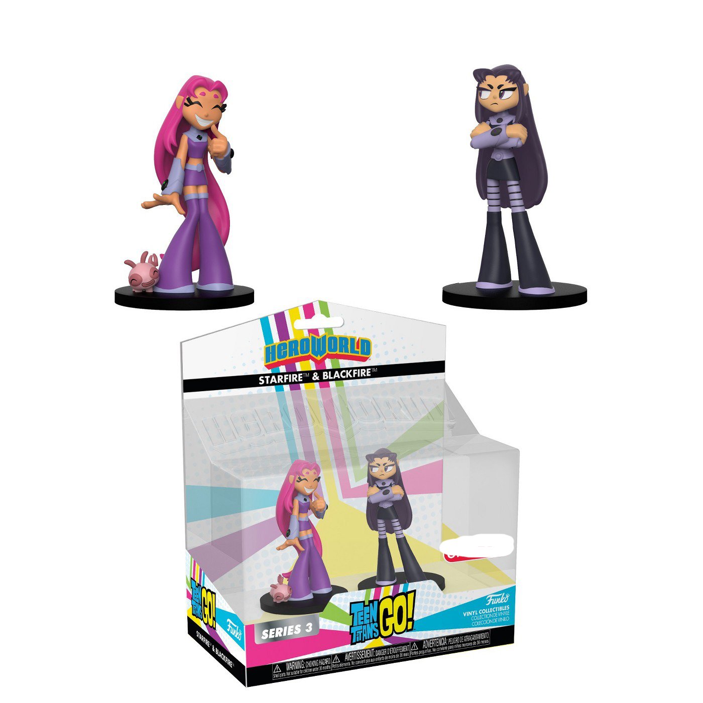 Amazon | HeroWorld Teen Titans Go! Starfire & Blackfire ヒーロー