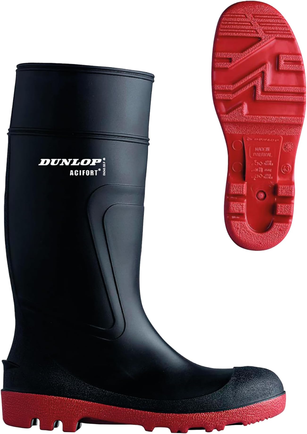 Dunlop Warwick Sicherheits-Gummistiefel mit Stahlkappe