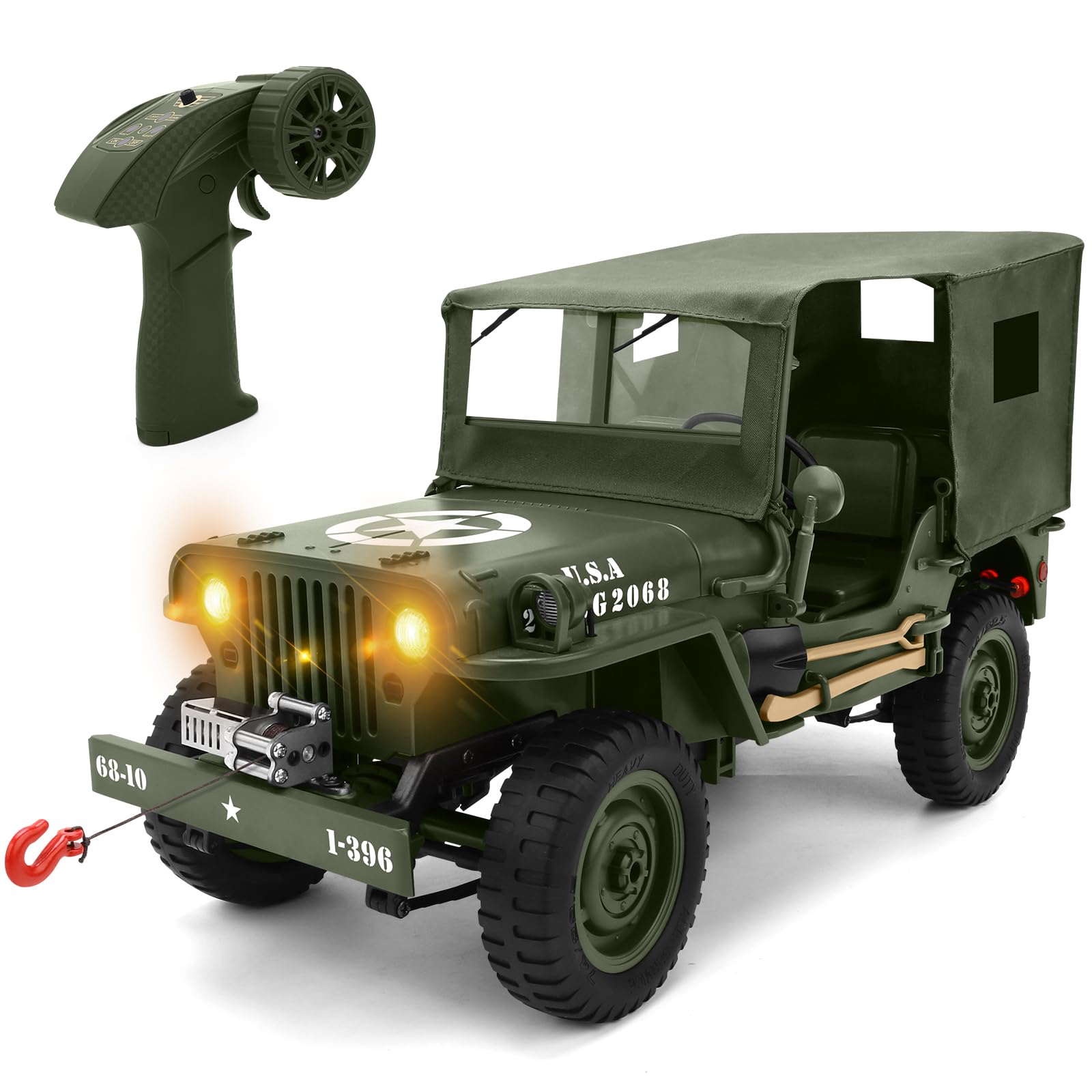 Amazon.com: Remote Control Truck Off Road - 4x4 1/10 Scale Willys
