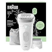 Braun Silk·épil 7, Epilatore Wet & Dry Con Testina Ampia Per Una Facile Rimozione Dei Peli