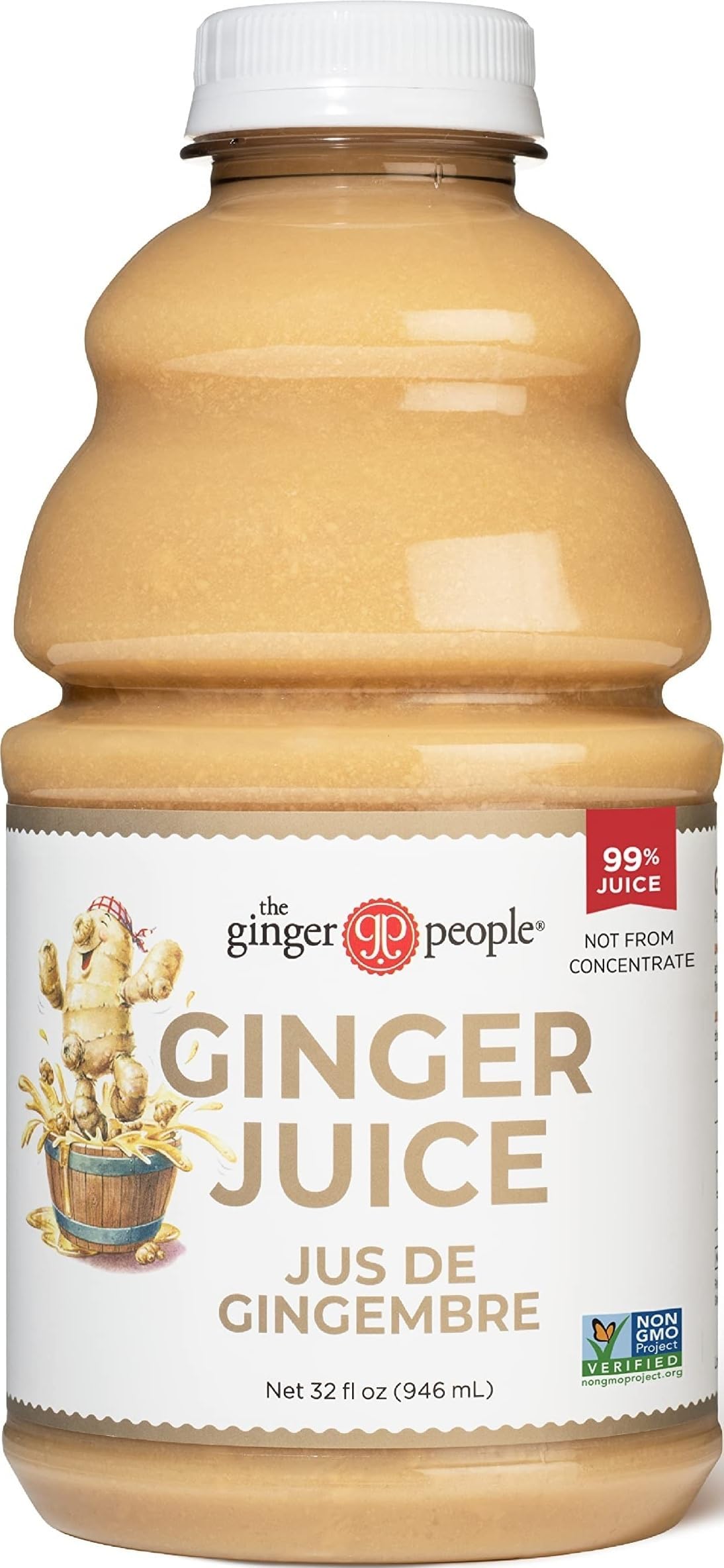 The Ginger People Ginger Juice, 99% Pure, 32 Fl Oz Bottle, Pack of 1