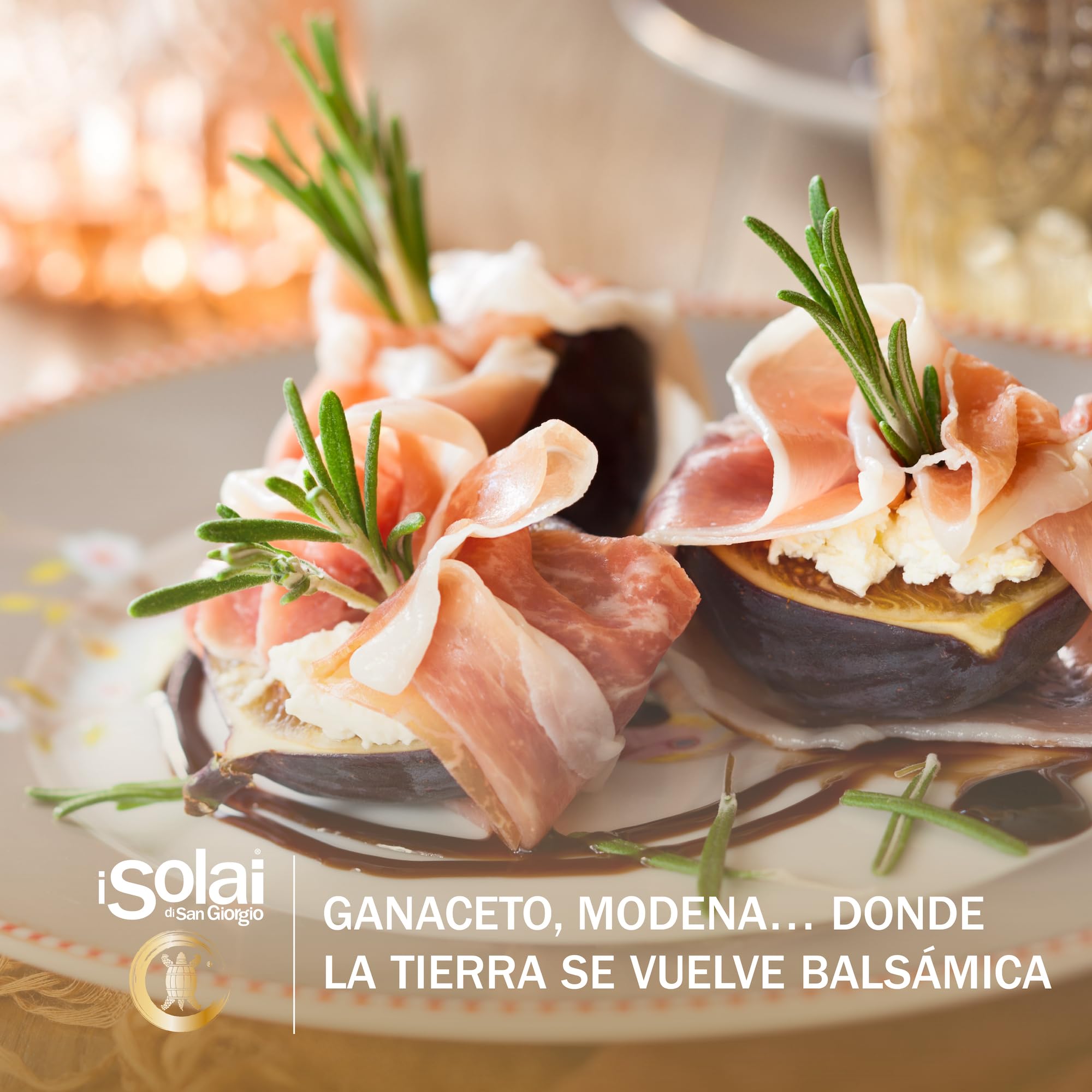 I Solai Di San Giorgio, Vinagre Balsámico de Módena I.G.P. Monovarietal Allambrusco, Elaborado con Uvas 100% Italianas, Ideal para Aliñar Carnes Rojas, Quesos Maduros, Pescado Crudo, Verduras, 250 ml
