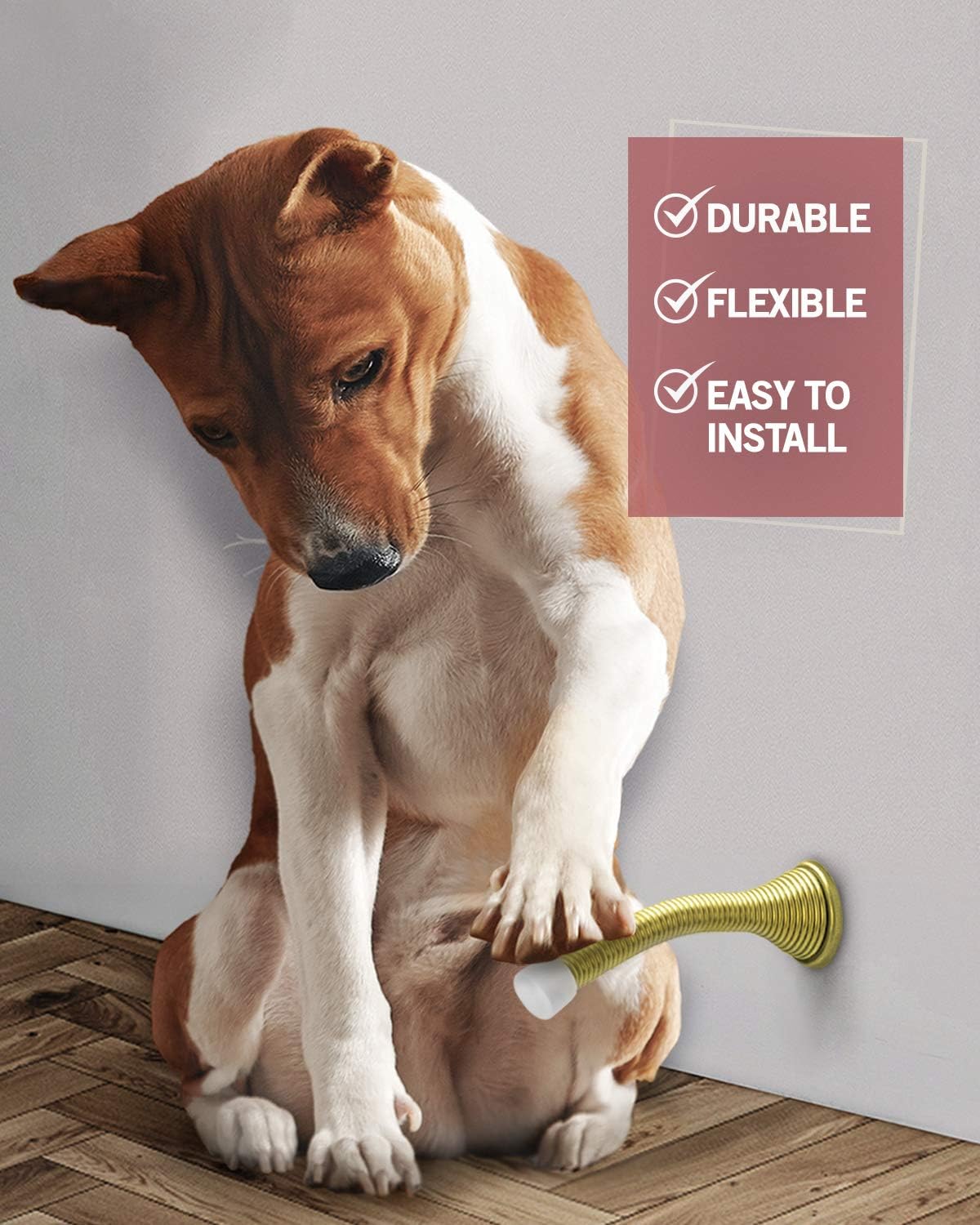 70% оƒƒ Dіѕсоunt Jack N’ Drill 11-Pack Spring Door Stop 3 ¾-inch Heavy Duty and Flexible Door Stops for Bottom of Doors for Home or Office, Easy to Install and 100% Child and Pet-Friendly