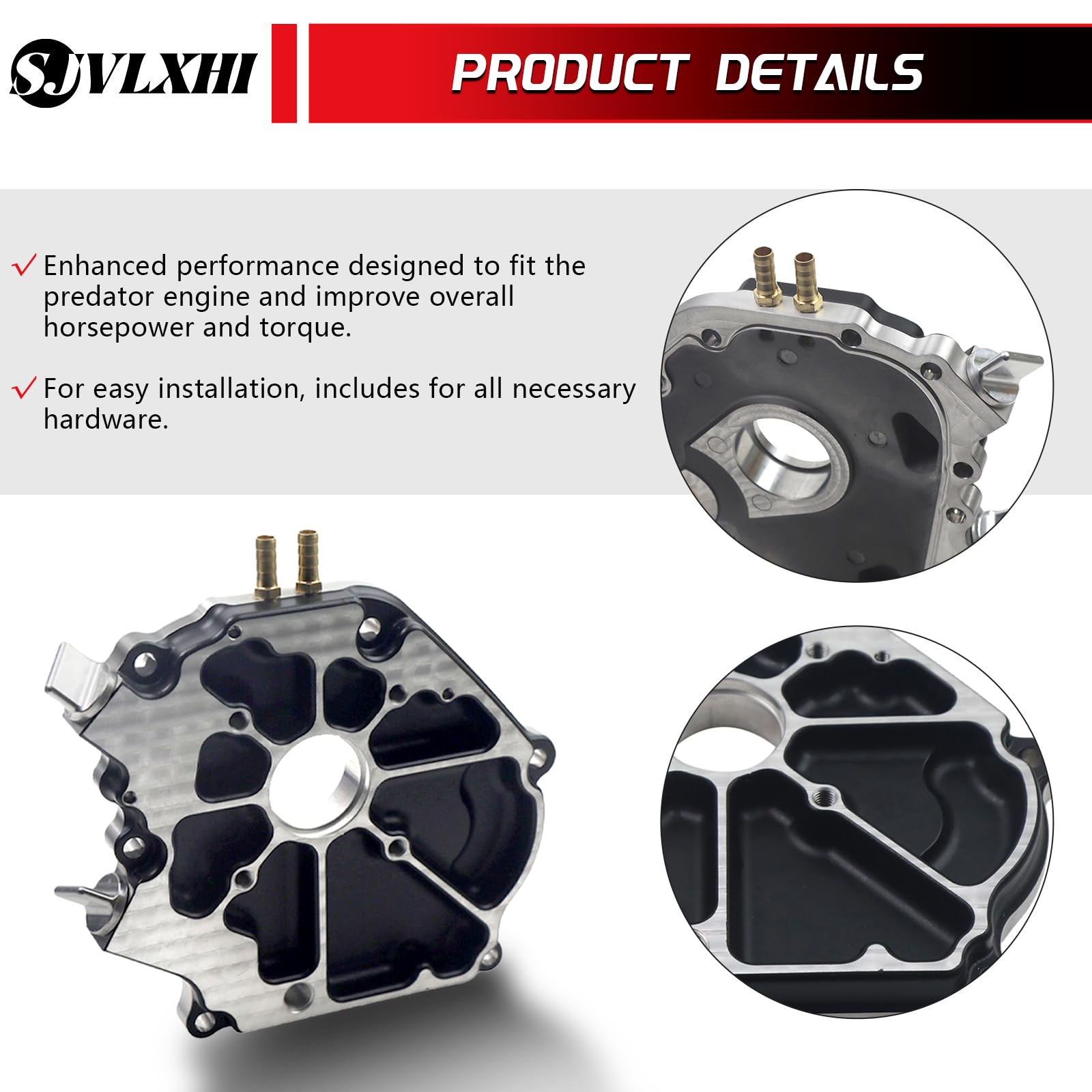 Amazon.com: SJVLXHI Dual Bearing Die-casting Sidecover For GX200
