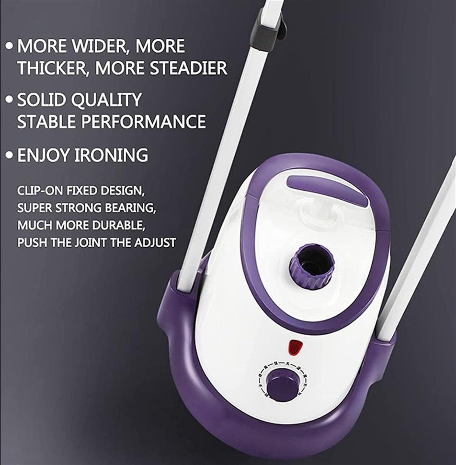 Vaporizzatore per Abiti Verticale 1800W Indumento Verticale Professionale, Vaporizzatore per Abiti Commerciale 35S Rimozione Rapida delle Rughe con, Ferro da Stiro a Vapore per Abiti Portatile con A