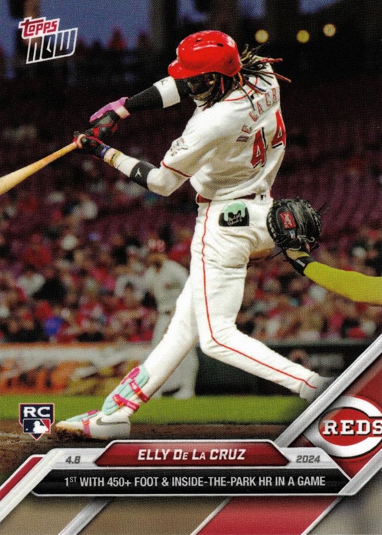 Amazon.com: 2024 Topps Now Baseball #50 Elly de la Cruz Rookie 