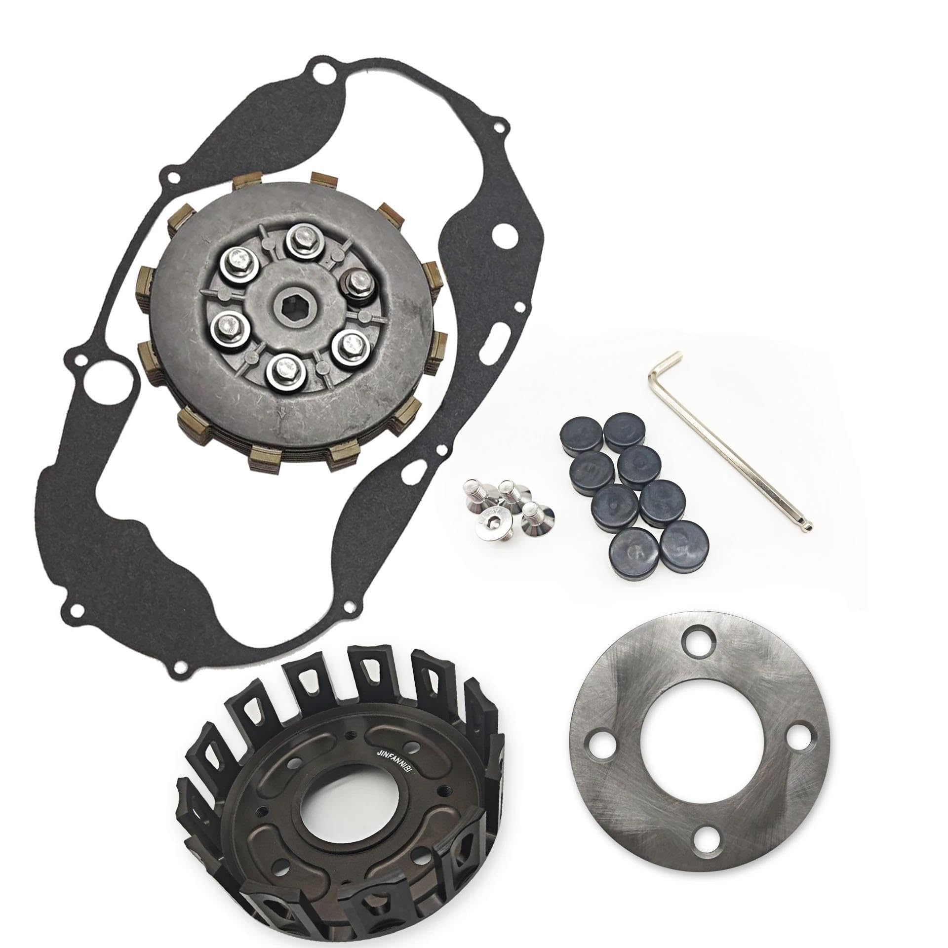 Kit d'embrayage CNC pour Banshee 350 : usinage premium et bagues robustes WOODEY