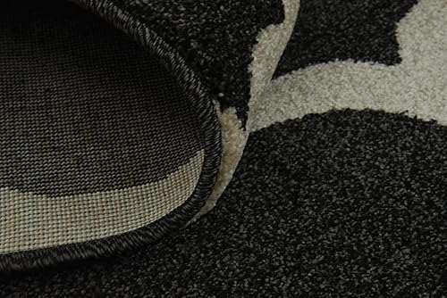 Vista 117 de Unique Loom Trellis Collection - Alfombra estilo marroquí de enrejado gris oscuro (8' 0 pies x 11' 0 pies)