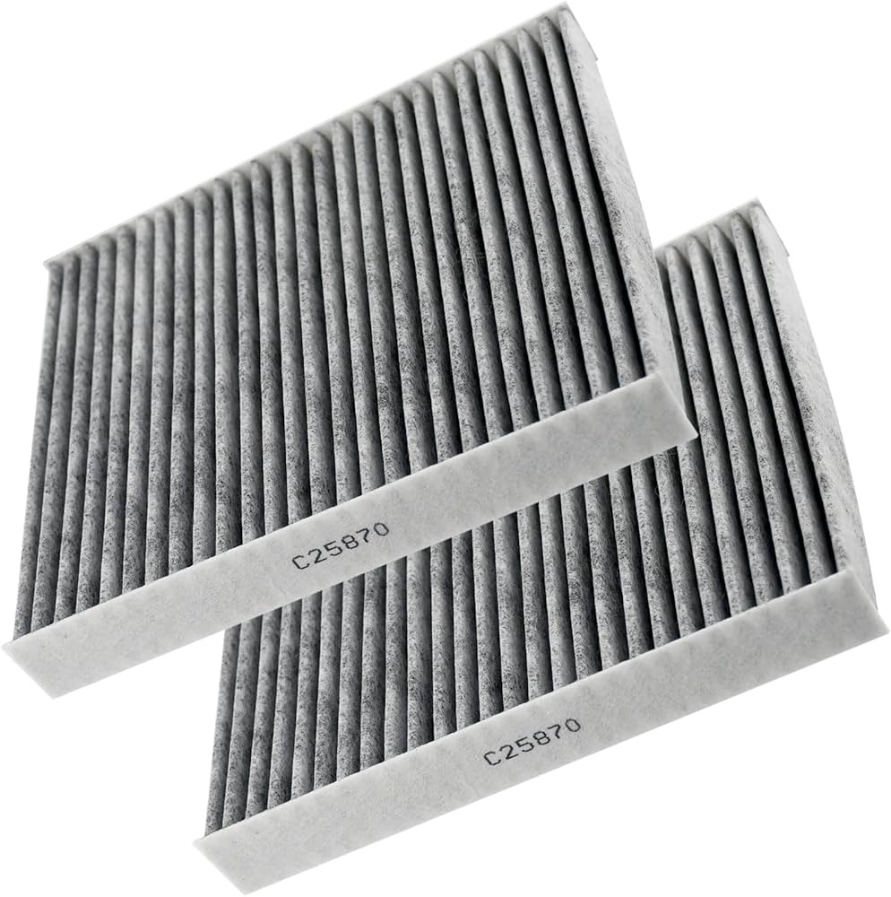 Amazon.com: 2pc MotorbyMotor C25870 (CF10743) Cabin Air Filter for