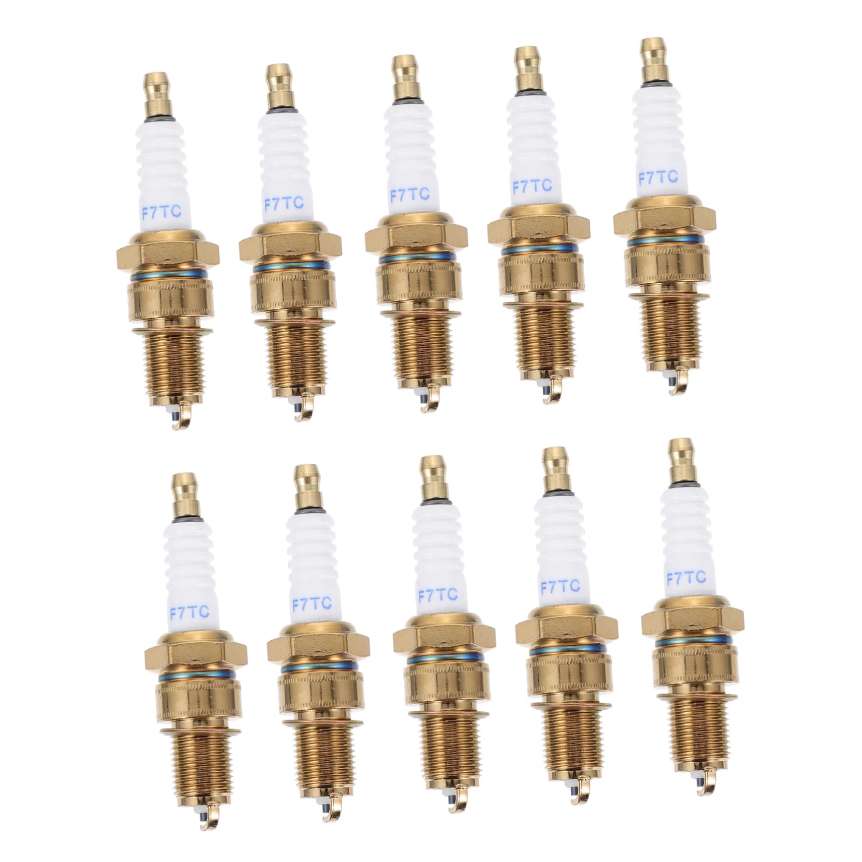 SUPVOX 10pcs Lawn Mower Burner Small Portable Generator Generator Electric Generators Portable Engine Plug Engine Spark Plugs Generator Spark Spark Plug Dynamo