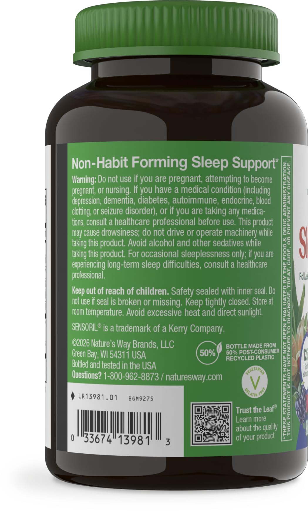 Nature's Way Sleep Well Melatonin Gummies, Adult Sleep Support Gummy*, 90ct — Amazon image 11