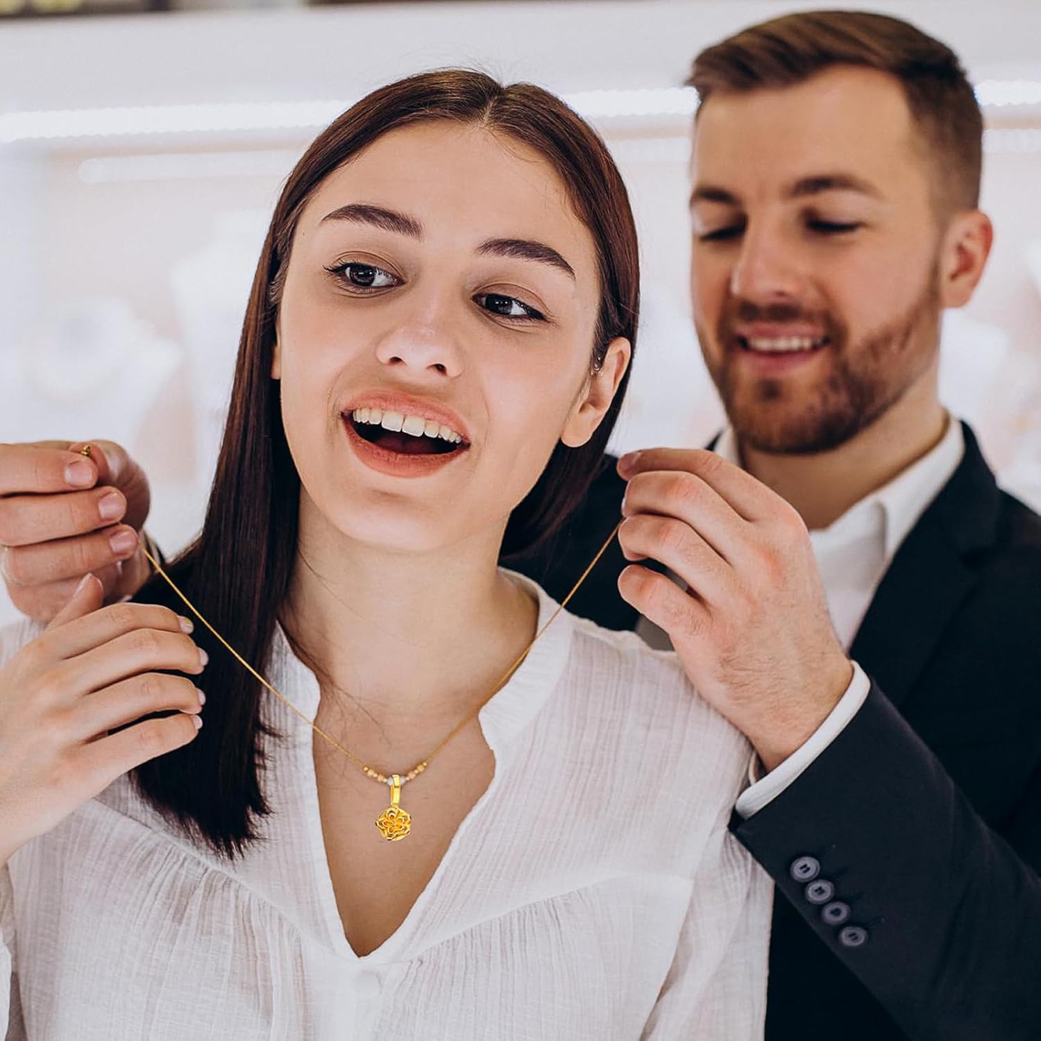 150 Pcs Bails for Jewelry Making Glue on Bails Pendants Pendant Connector Round Glue-on Flat Pad Bails Pendants Charms Bails for Necklace Bracelet Jewelry Making Golden Silver Bronze - Image 7