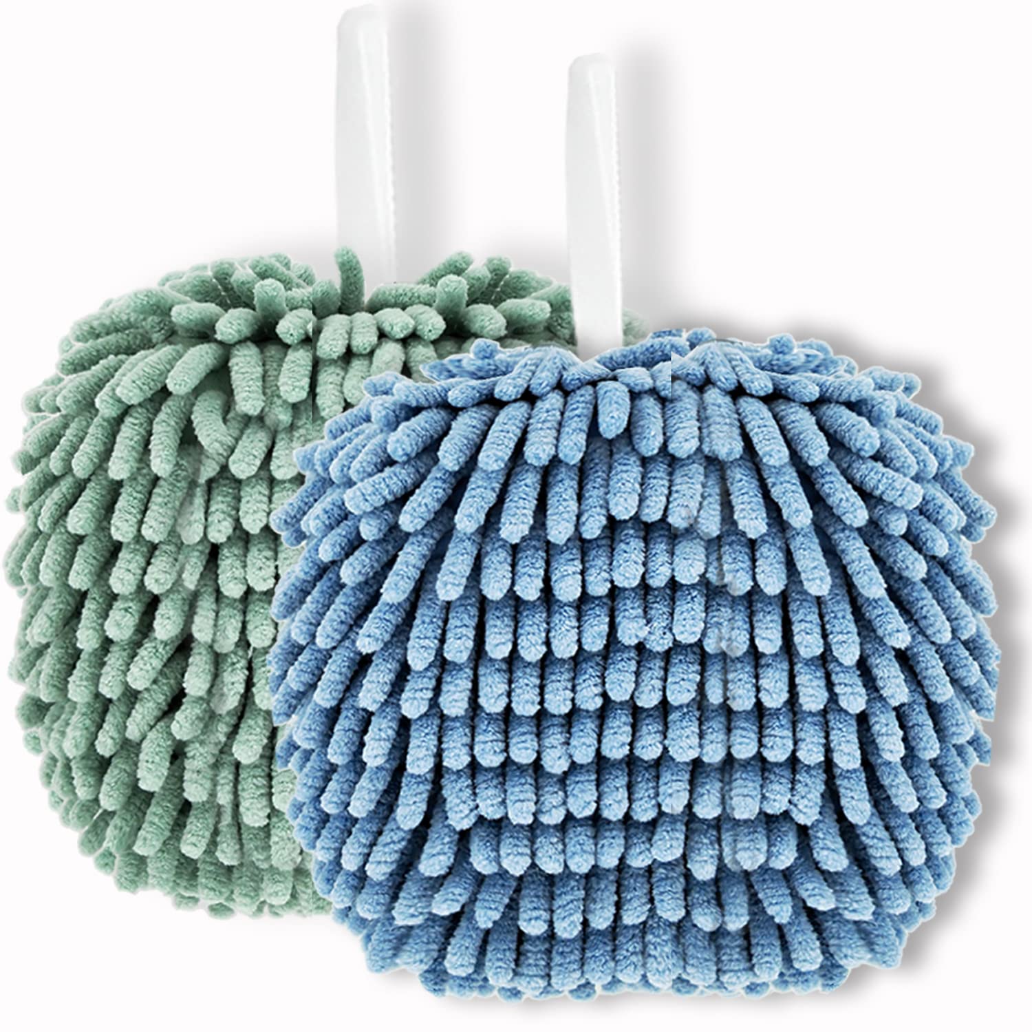 Asciugamani da bagno in ciniglia, 500 g/m², set da 3 pezzi, telo da bagno, asciugamani per gli ospiti, bianco