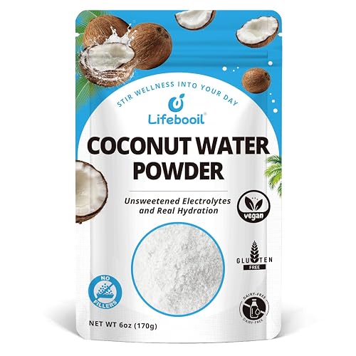 Lifebooil Coconut Water Powder | Coconut Electrolyte Drink Powder for