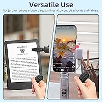 Vista 5 de Girador de páginas con control remoto para Kindle PaperWhite Oasis Kobo, accesorios de lectura, novelas y lectores electrónicos, cámara