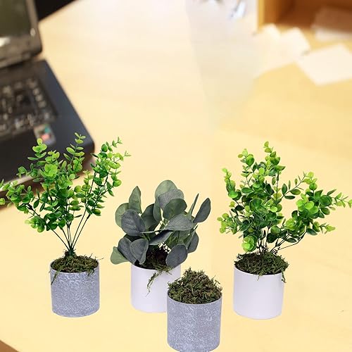 Miniatura 8 de Musgo artificial falso para plantas en maceta, musgo verde (4 onzas), decoración del hogar, hadas, jardín, manualidades, decoración de boda (verde