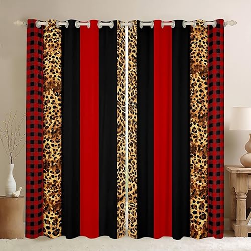 Miniatura 45 de Manfei Cortinas musicales para ventana, diseño retro con notas musicales impresas, para dormitorio, sala de estar, tema musical, tratamiento de