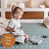 Vista 5 de Toddlekind Alfombra de Juego - Alfombra de Juego de Espuma Premium, 4 x 6 pies, Alfombra de Piso de 6 Azulejos de Espuma Extra Gruesa