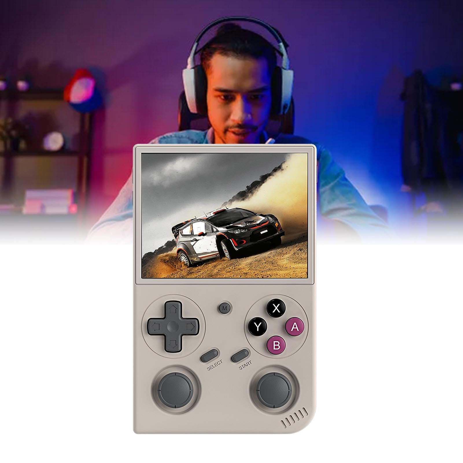 Zunate Console di Gioco con Doppio Joystick Memoria Portatile da 64 GB Display da 3,5 Pollici per Console per Videogiochi (#2)
