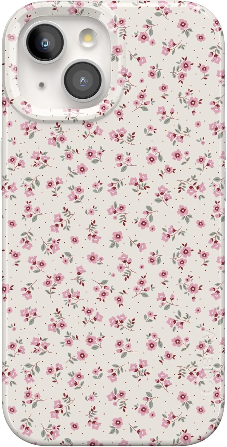 Casely iPhone 15 Plus Case | Cottage Charm | Cottagecore | Compatible with MagSafe | Classic Ultra Slim Design