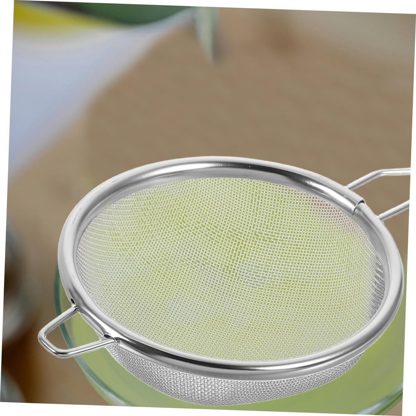 Garneck Stainless Steel Tea Strainer Scoop with Long Handle Fine Mesh Filter Spoon for Loose Leaf Tea Efficient Filtration Anti-rust for Home and Office